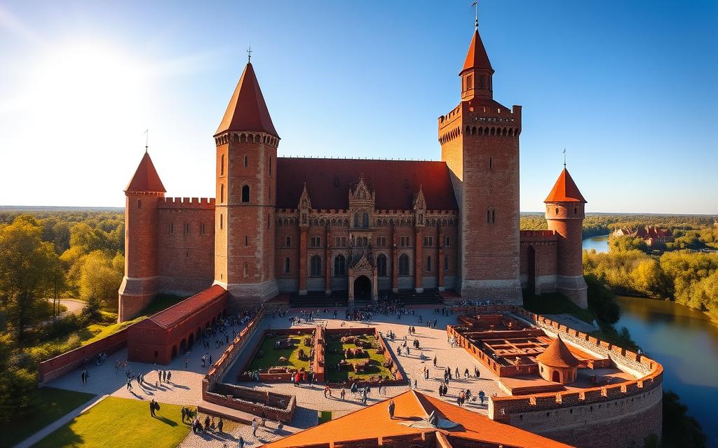 zwiedzanie zamku malbork